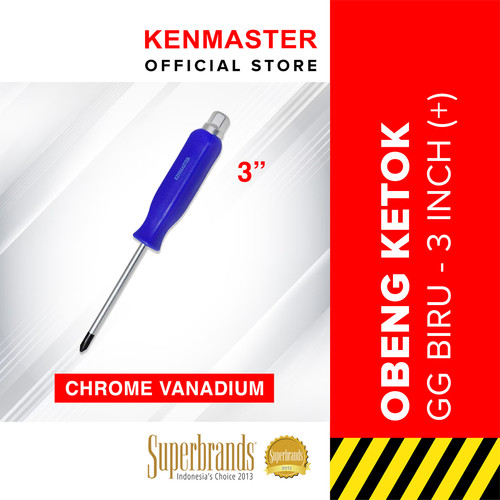 Kenmaster Obeng Ketok Gg Biru 3 Inc (+)  - OBEH061