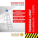 Kenmaster Tangga Lipat Tangga Rumah Tangga 7 Step Alumunium KM107 A
