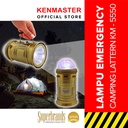 KENMASTER LAMPU EMERGENCY CAMPING LANTERN KM-5550 CLEARANCE