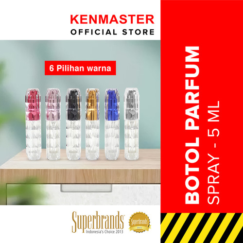 Botol Parfum 5 ML Fancy Bottle Sprayer SY-217 / Botol Parfum Refill / Botol Parfum Mini - Kaca