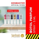Botol Parfum 5 ML Fancy Bottle Sprayer SY-217 / Botol Parfum Refill / Botol Parfum Mini - Kaca