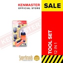 Kenmaster Tool Set 12 In 1 - KM94038 Clearance
