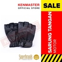 Ghana Sarung Tangan Motor Hitam - Pendek / Sarung Tangan Motor Half Finger Biker Gloves