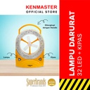 KENMASTER LAMPU EMERGENCY & KIPAS KM 560 1 & 29 LED WITH BOX