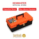 Kenmaster Tool Box Plastik B380 / Toolbox Plastik / Tempat Penyimpanan Perkakas / Tempat Penyimpanan Multifungsi - Kotak Perkakas - Kotak Serbaguna - Kotak Peralatan