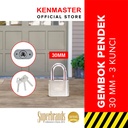 Xander Gembok 30MM - 3 Key Pendek Gembok Anti Maling Gembok Pagar Kunci Gembok