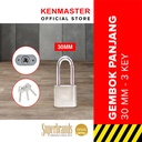 Xander Gembok 30MM - 3 Key Panjang Gembok Anti Maling Gembok Pagar Kunci Gembok