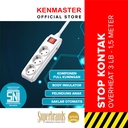 Kenmaster Stop Kontak F3 Lubang Overheat Stopkontak Colokan Listrik Colokan SNI