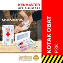 Kenmaster Kotak Obat P3K / Kotak Obat Organizer / Kotak P3K Set Lengkap / Alat Medis / Peralatan Medis