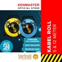 Kenmaster Kabel Roll 5 Meter SNI / Kabel Roll 12 Meter SNI / Kabel Roll 4 Lubang