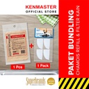 PAKET HEMAT - Saringan Air Kain + Plas Chamois Refill Kenmaster / Pembersih / Saringan Kain / Lap Dapur