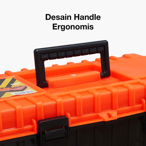 Kenmaster Tool Box Plastik B380 / Toolbox Plastik / Tempat Penyimpanan Perkakas / Tempat Penyimpanan Multifungsi - Kotak Perkakas - Kotak Serbaguna - Kotak Peralatan