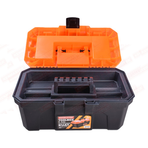 Kenmaster Tool Box Plastik B400 / Tool Box Jumbo / Toolbox Jumbo / Toolbox Plastik / Tempat Penyimpanan Perkakas / Tempat Penyimpanan Multifungsi - Kotak Perkakas - Kotak Serbaguna - Kotak Peralatan