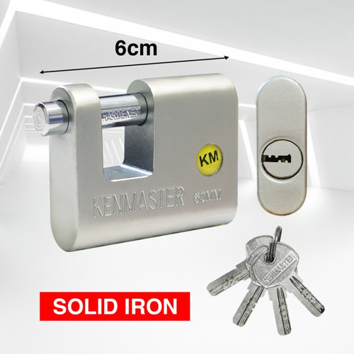 Kenmaster Gembok GIANT 60MM - KM-117 / Gembok Anti Maling / Gembok Pagar Kunci Gembok - GMBK114