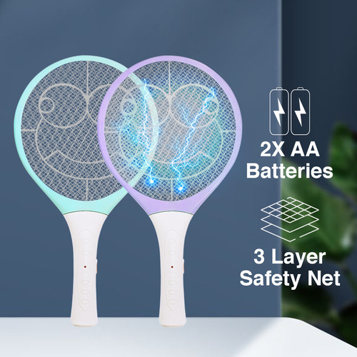 Kenmaster Raket Nyamuk Baterai KM-557A / Raket Serangga / Raket Lalat - Mosquito Killer - Pembasmi Serangga