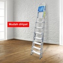 Kenmaster Tangga Lipat Tangga Rumah Tangga 5 Step Alumunium KM105 A