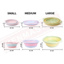 Baskom Lipat Serbaguna / Baskom Silikon / Baskom Lipat Silikon / Baskom Portable / Baskom Lipat Portable / Folding Basin Portable - PINK