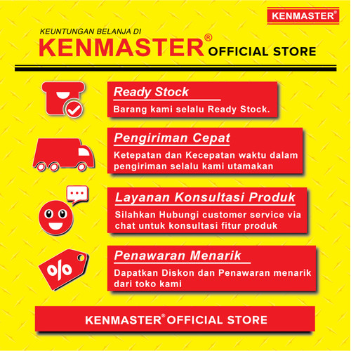 Kenmaster DONGKRAK BUAYA 2 TON BOX (RED)