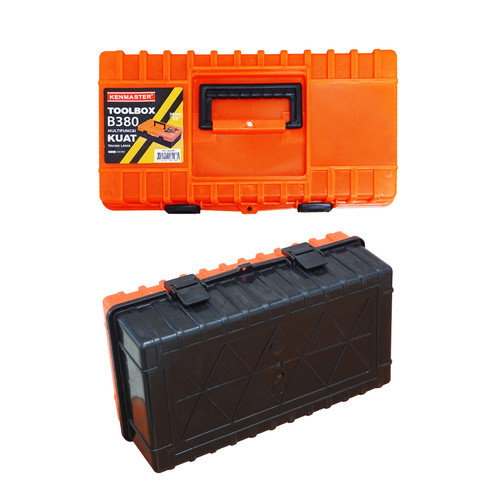 Kenmaster Tool Box Plastik B380 / Toolbox Plastik / Tempat Penyimpanan Perkakas / Tempat Penyimpanan Multifungsi - Kotak Perkakas - Kotak Serbaguna - Kotak Peralatan
