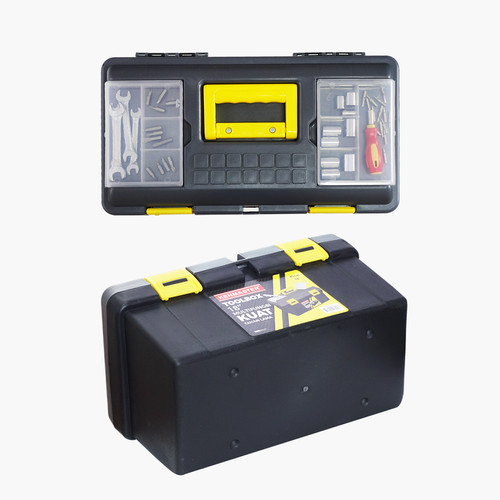 Kenmaster Tool Box Plastik 18 Inch / Tool Box Jumbo / Toolbox Jumbo / Toolbox Plastik / Tempat Penyimpanan Perkakas / Tempat Penyimpanan Multifungsi - Kotak Perkakas - Kotak Serbaguna - Kotak Peralatan