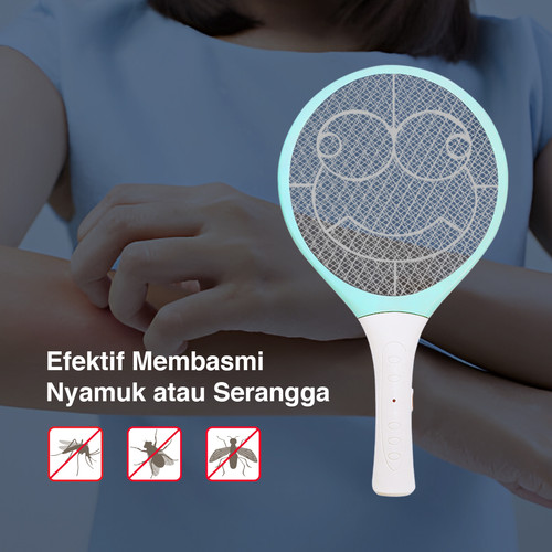 Kenmaster Raket Nyamuk Baterai KM-557A / Raket Serangga / Raket Lalat - Mosquito Killer - Pembasmi Serangga