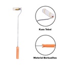 Xander Roll Kapal Cat 4 Inch Gagang Biru XD-1210 Kuas Tembok Panjang Roll Kapal Bulu Cat Bulu Panjang