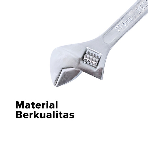 DREXEL Kunci Inggris 15 Inch / Adjustable Wrench / Adjustable Spanner/ Alat Perkakas / Kunci AS / Tools