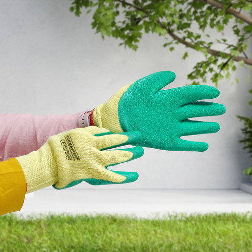 Kenmaster Paket Hemat Berkebun Sarung Tangan Latex Gunting Dahan 905 - Sarung Tangan Berkebun Alat Berkebun Set