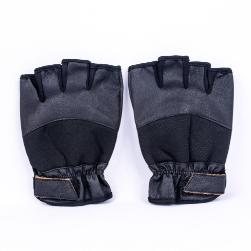 Ghana Sarung Tangan Motor Hitam - Pendek / Sarung Tangan Motor Half Finger Biker Gloves
