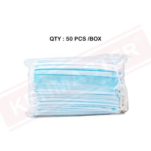 Hugo Masker 3 Ply Kesehatan - Face Mask ISI 50 Pcs