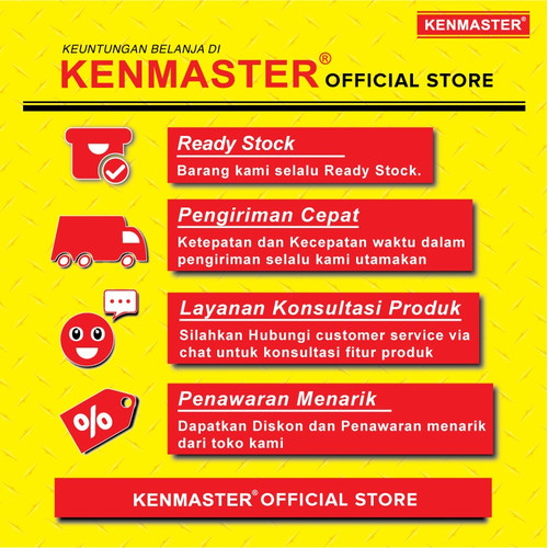 Kenmaster Steker Switch XX 424 SNI / Colokan Listrik / Colokan Saklar