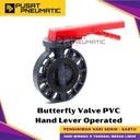 3" Butterfly Valve PVC Hand Lever Operated Seat EPDM Universal Flange Connection JIS ANSI DIN Size 3 Inch DN 80