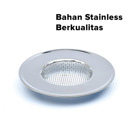 Kenmaster Saringan Wastafel Stainless Steel / Saringan Cuci Piring / Saringan Bak Cuci Piring