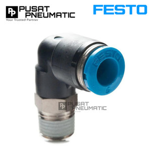 QSL-1/8-4 One Touch Fitting Elbow Male Slip Lock Socket Push In Connector Nipple Nepel Selang 4mm Drat 1/8 Inch FESTO