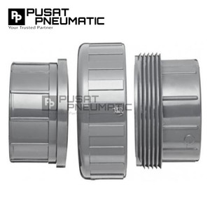 1" Fitting Watermur PVC Union Water Mur Pipa Socket Connection JIS Standart Size 1 Inch 32MM
