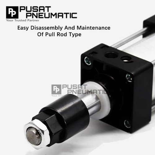 SC 50X25-25 Pneumatic Standard Cylinder Double Rod Non Stoper / Cylinder Pneumatic SC 50 x 25 - 25