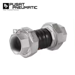 1 1/2" Rubber Flexible Joint Twinflex Watermur Drat Union Connection DN 40 Size 1 1/2 Inch