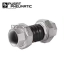 1 1/2" Rubber Flexible Joint Twinflex Watermur Drat Union Connection DN 40 Size 1 1/2 Inch