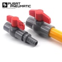 1/2" Stop Kran Ball Valve PVC Compact / Stop Keran Air Ball Valve Pipa Socket Connection JIS Standart Size 1/2 Inch 22MM