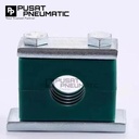6.4MM Clamp Stauff Pipe Tubing Hydraulic Klem Pipa Hidrolik Heavy Duty Single Hole Size 6.4 MM
