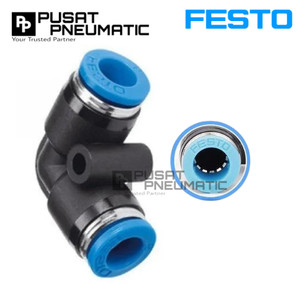 QSL-12 One Touch Fitting Elbow Slip Lock Socket Push In Connector Nipple Nepel Selang 12mm x 12mm FESTO
