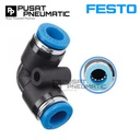 QSL-12 One Touch Fitting Elbow Slip Lock Socket Push In Connector Nipple Nepel Selang 12mm x 12mm FESTO