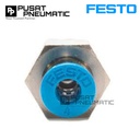 QS-3/8-12 One Touch Fitting Lurus Male Slip Lock Socket Push In Connector Nipple Nepel Selang 12mm Drat 3/8 Inch FESTO