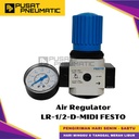 LR-1/2-D-MIDI Pneumatic Air Pressure Regulator Festo Pengatur Tekanan Angin Drat 1/2 Inch 16 Bar