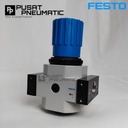 LR-1/4-D-MINI Pneumatic Air Pressure Regulator Festo Pengatur Tekanan Angin Drat 1/4 Inch 16 Bar