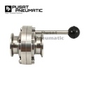 1/2" Butterfly Valve Sanitary Tri Clamp Stainless 316 1/2 inch