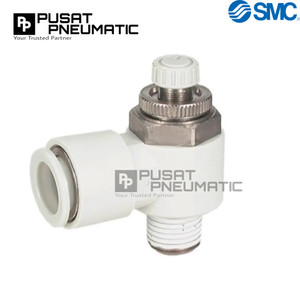 AS2201F-02-04 Fitting Speed Control Slip Lock Selang 4mm Drat 1/4 SMC