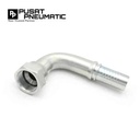 1/4" JIC Fitting Hose Elbow 90° Hydraulic NJ 04-04 Single Hex 1/4 Inch