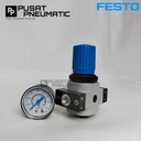 LR-1/4-D-MINI Pneumatic Air Pressure Regulator Festo Pengatur Tekanan Angin Drat 1/4 Inch 16 Bar