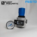LR-1/4-D-MIDI Pneumatic Air Pressure Regulator Festo Pengatur Tekanan Angin Drat 1/4 Inch 16 Bar